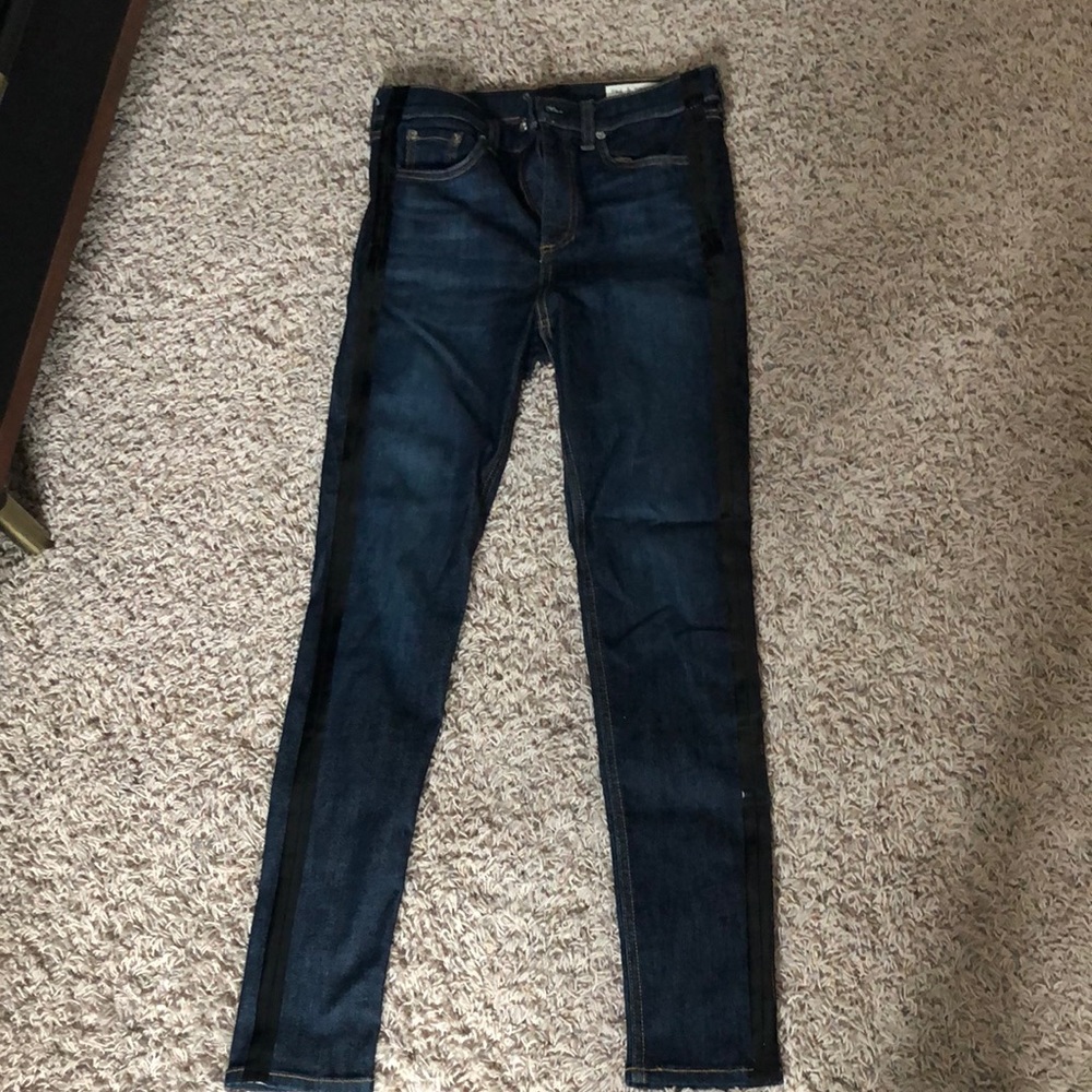 Rag & bone skinny dark jeans